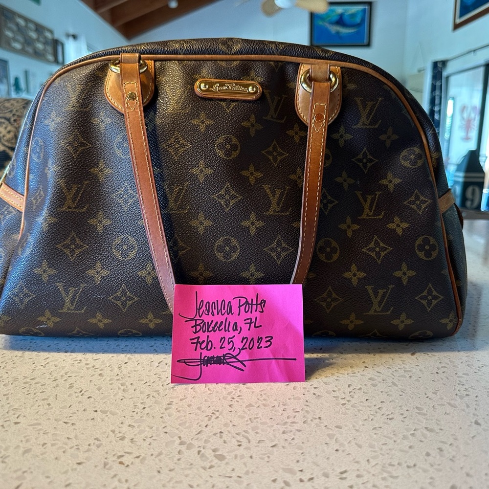 Authentic Louis Vuitton Monogram Canvas Montorgueil GM Bag